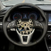 Custom Black Car Steering Wheel Braid Cover For Mazda 3 Axela Mazda 6 Atenza Mazda 2 CX-3 CX3 CX-5 CX5 Microfiber Leather