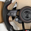Volkswagen VW Custom Real Carbon Fiber Golf GTI Steering Wheel Contrast Stitching Genuine Leather Tiguan Steering Wheel