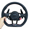 Audi Steering Wheel Nappa Leather Spliced Alcantara Suitable for Audi A3 A4L A5 A6L A7 S3 S4 Handmade Customization