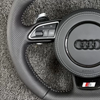 Perforated Nappa Leather Audi A7 A8 Model Steering Wheel Audi M Sport A3 Steering Wheel