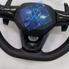 Nappa leather steering wheel Volkswagen steering wheel suitable for Golf 8 GTI Polo custom steering wheel vehicle-specific