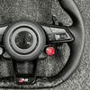 VW Steering Wheel Forged Carbon Fiber Spliced Nappa Leather Steering Wheel Color Customization for Golf 8pro GTI MK7 MK8