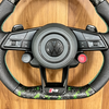 VW Steering Wheel Forged Carbon Fiber Steering Wheel Color Customization Suitable for VW Golf 8 Pro GTI MK7 MK8