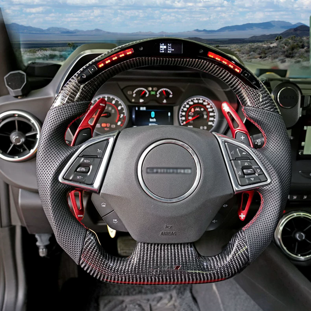 Exclusively for Chevrolet Corvette C7 and Camaro carbon fiber steering wheel modification