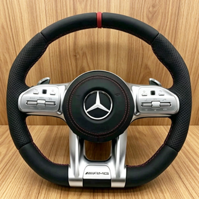 Mercedes AMG Performance Steering Wheel Mercedes Aftermarket Forged Carbon C63 AMG Steering Wheel
