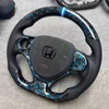 Forged Carbon Fiber Steering Wheel for Honda CR-V Jade with Thumb Grip Patch