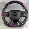 Forged Carbon Fiber Steering Wheel for Lexus ES350 with Thumb Grip Patch