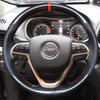 Custom Steering Wheel Braid Cover Carbon Fiber Genuine Leather 100% Fit For Jeep Grand Cherokee 2014 2015 2016 Car Accessories