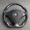 BMW Custom Real Carbon Fiber Steering Wheel For E90 E91 E92 Flat Bottom BMW Steering Wheel