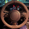 Custom Car Steering Wheel Braid Cover Anti Slip And Comfortable 100% Fit For Subaru BRZ 2016 2017 Car Products Steering Wrap