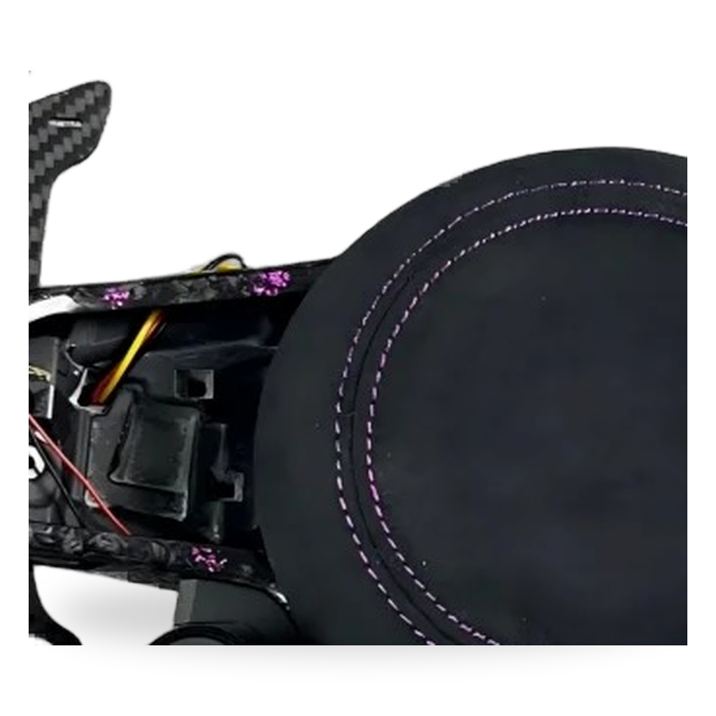 R Line Style Carbon Fiber Leather For Steering Wheel For Vw Golf Passat For Cc Jetta Gti Custom Marker Stripe
