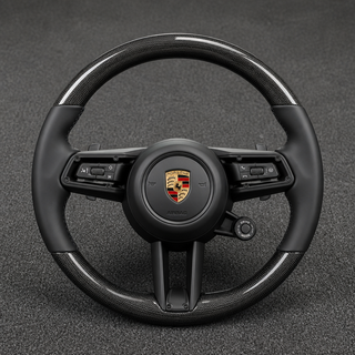 Custom Porsche 911 992 Series Real Carbon Fiber Steering Wheel 2004-2026 - YINGGEN