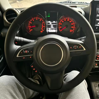 Custom Car Steering Wheel Cover Soft Suede Leather For Ora 3 Good Cat 2019-2023 2024 2025 Lightning Cat Steering Wrap Cover