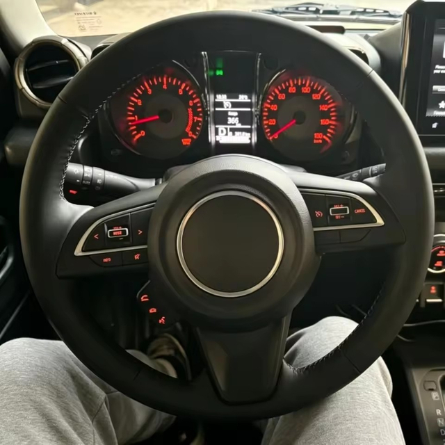 Custom Car Steering Wheel Cover Soft Suede Leather For Ora 3 Good Cat 2019-2023 2024 2025 Lightning Cat Steering Wrap Cover