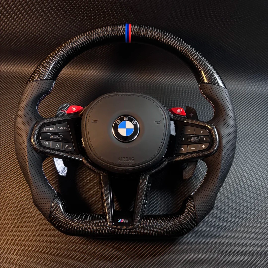 BMW carbon fiber steering wheel