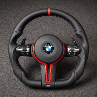 For BMW X3 Series F25 2012–2017 Custom Made Nappa Leather Steering Wheel - YINGGENE