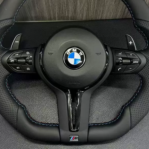 Genuine leather steering wheel suitable for BMW F30, E90, F20, F10 M3 3 Series X1 X2 X X4 X5 X6 X7