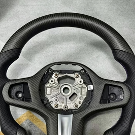 Real Carbon Fiber Matte Carbon Fiber Steering Wheel Suitable for BMW G12 G06 G05 G11 G22 G3