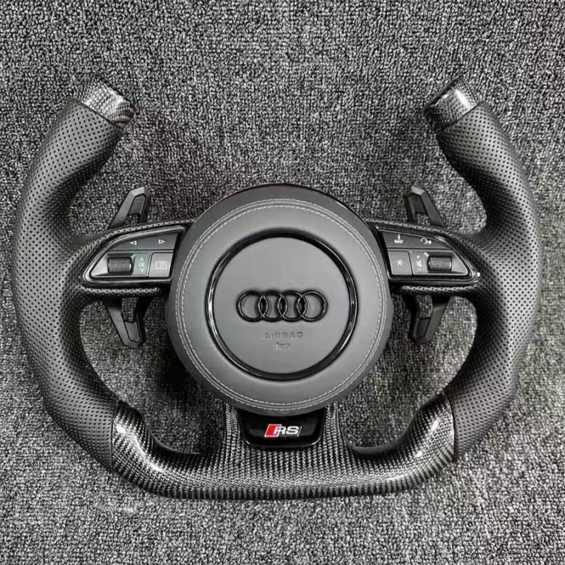 Audi sport steering wheel, leather multifunctional steering wheel, suitable for Audi series