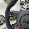 Customized Audi steering wheel, suitable for direct adaptation of aftermarket steering wheel for Audi vehicle modification.