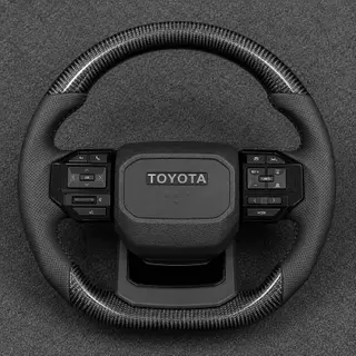 Custom Toyota full series Corolla Camry Crown Prius Supra RAV4 real carbon fiber steering wheel 2017-2024-YINGGENE