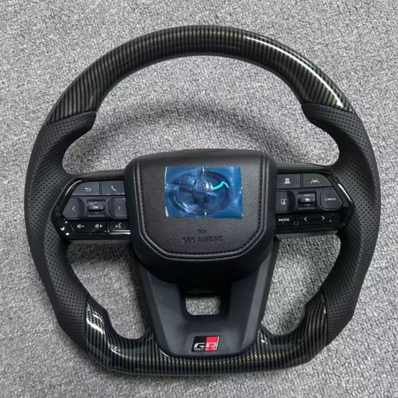 Replacement leather steering wheel for Toyota models, upgraded accessories for comfortable grip of car steering wheel