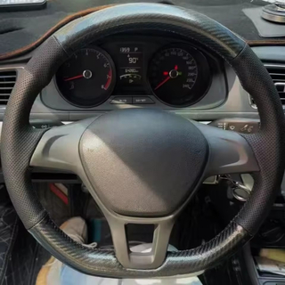 Custom Car Steering Wheel Braid Cover 100% Fit For Volkswagen VW Golf 7 Mk7 Touran Up New Passat B8 Car Products Steering Wrap