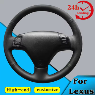 Custom Car Steering Wheel Braid Cover Non-slip 100% Fit For Lexus GS300 2004-2007 ES250 2005 Car Accessories Steering Wrap