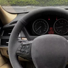 For BMW E70 X5 2007-2009 2010-2011 Car Steering Wheel Cover Suede Leather Soft Sweat Absorbing Non-slip Automobile Accessories