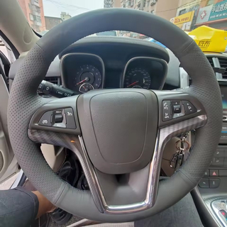 DIY Car Steering Wheel Braid Cover Microfiber Leather For Chevrolet Malibu 2011-2014 Volt 2011 2012 2013 2014 2015 Steering Wrap