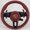 Perforated Nappa Leather Porsche 991.1 991.2 992 993 996 997 Steel Bordeaux Red