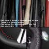Custom Car Steering Wheel Braid Cover Non-slip 100% Fit For Ssangyong Actyon Kyron Auto Interior Accessories Steering Wrap
