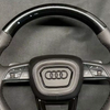 Audi Matte Carbon Fiber Steering Wheel Suitable for A3/Q3/S3/A4/A4L/A5/Q5/A6/A6L/A7/Redicated Fit for Audi
