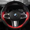 Custom DIY Car Steering Wheel Cover 100% Fit For BMW M Sport G30 G31 G32 G20 G21 G14 G15 G16 X3 G01 X4 G02 X5 G05 Steering Wrap