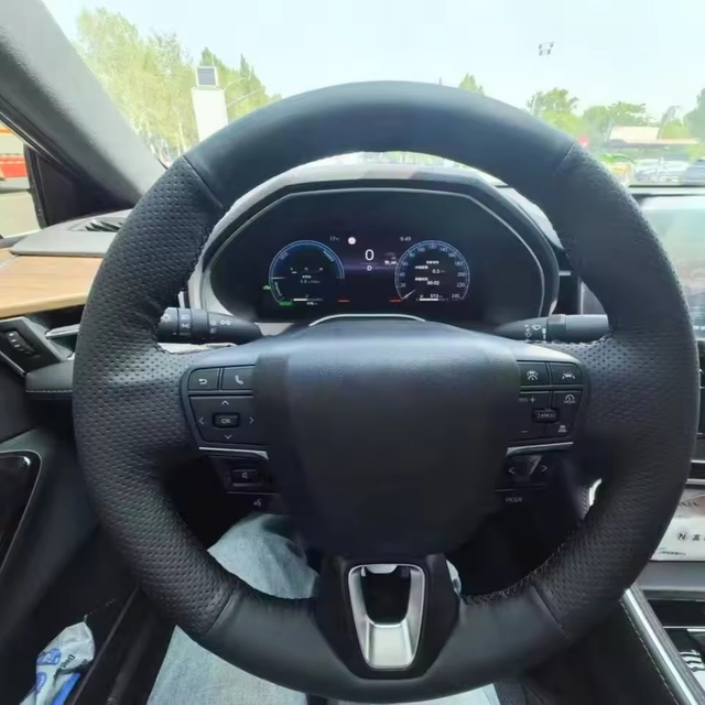 Custom Car Steering Wheel Braid Cover Non-Slip 100% Fit For Toyota 9th Camry Interior 2024 2025 Car Products Steering Wrap
