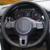 Custom Car Steering Wheel Braid Cover 100% Fit For Volkswagen VW Golf 6 VI Golf Plus Polo Tiguan Touran Caddy Jetta Car Products