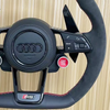 Audi Steering Wheel Nappa Leather Spliced Alcantara Suitable for Audi A3 A4L A5 A6L A7 S3 S4 Handmade Customization