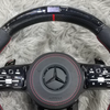 Mercedes A B C S Class Custom Carbon Fiber Steering Wheel with LED Shift Lights