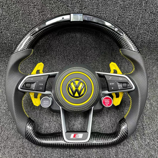 Custom carbon fiber fragmented carbon custom MK7 MK8 GTI Polo vehicle-specific custom 12 o'clock with LED shift light