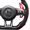 Volkswagen VW Custom Real Carbon Fiber Golf 7 GTI Steering Wheel 12 O'Clock Ring MK7 MK6 MK5 MK4 Steering Wheel