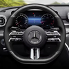 Custom Car Steering Wheel Cover 100% Fit For Mercedes Benz C-Class W206 2021 E-Class W213 2021 S-Class W223 2021 Steering Wrap