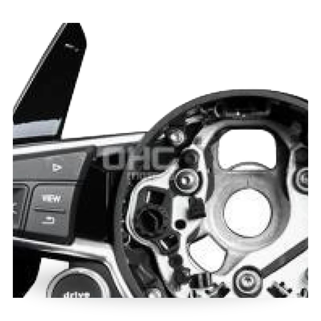 Red Leather Steering Wheel With Shift Paddles,One-touch Start,Suitable For Audi A3/a4/a5/a6/a7/a8/q5/q7 Models