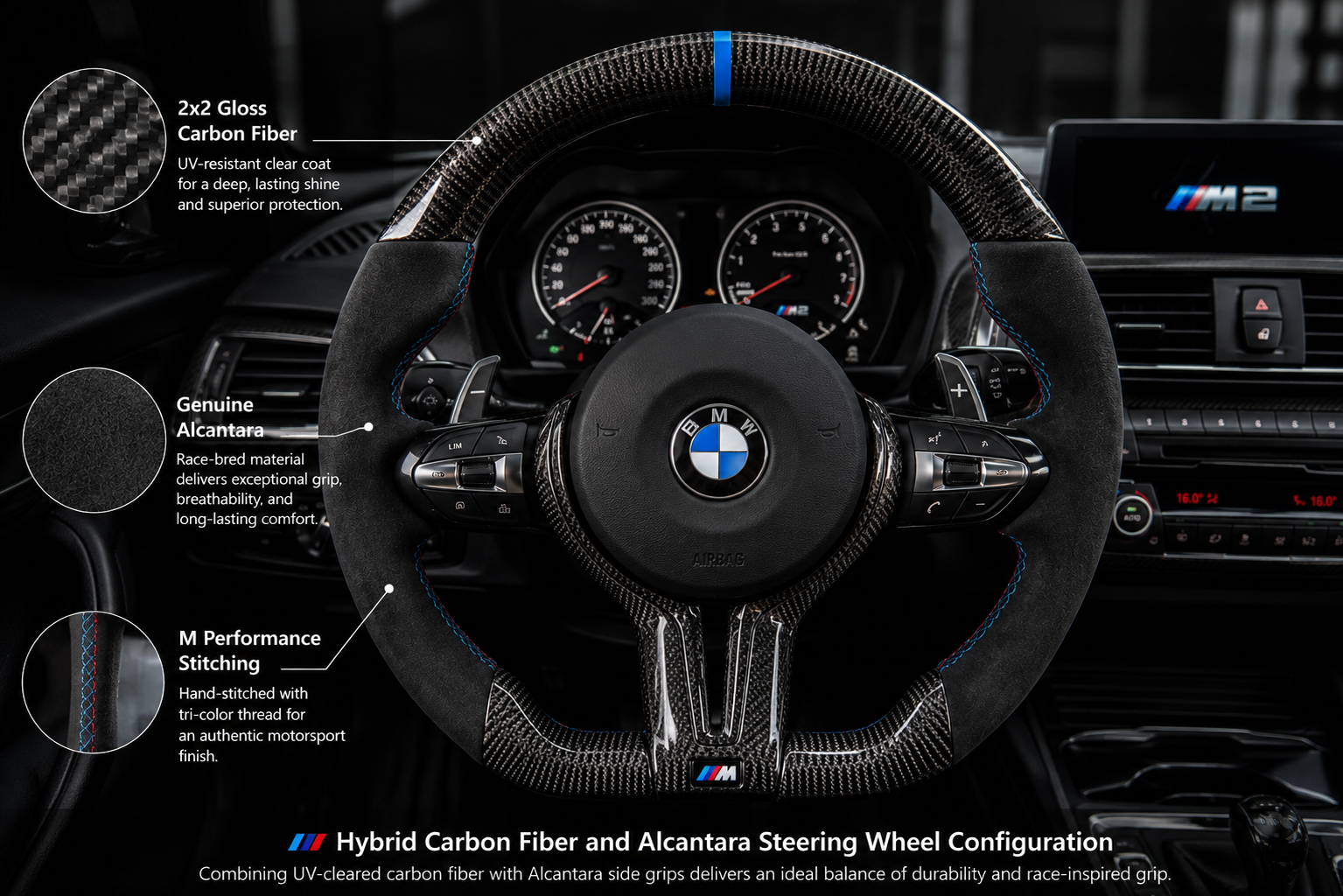 Why Alcantara Is the Ultimate Track Choice for BMW M Models: Engineering, Grip & Maintenance Guide