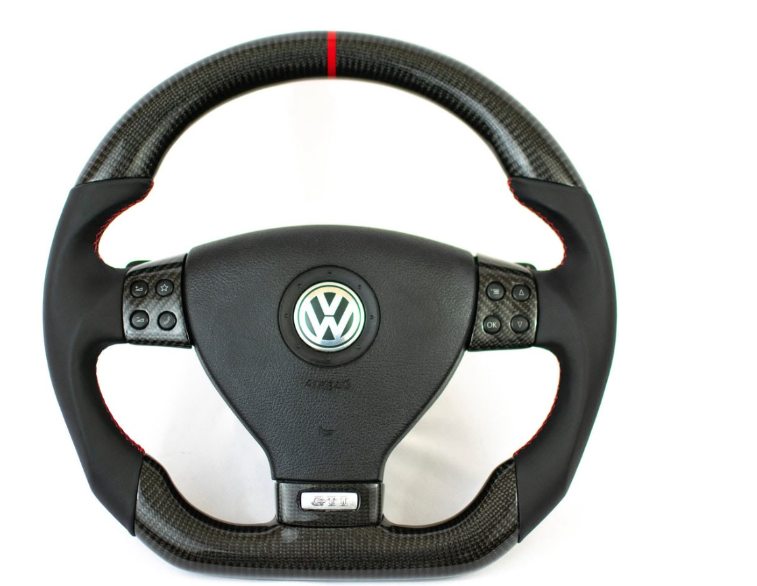 Gloss Carbon Volkswagen VW Jetta Racing Steering Wheel Volkswagen Golf GTI