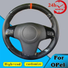 Custom DIY Car Steering Wheel Braid Cover 100% Fit For Opel Corsa (D) Vauxhall Corsa (D) Chevrolet Niva Almera Auto Accessories