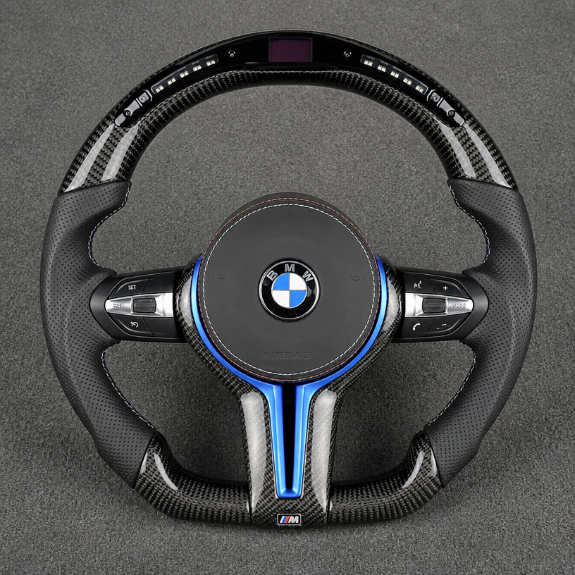 For BMW X3 Series F25 2012–2017 Custom Made Nappa Leather Steering Wheel - YINGGENE