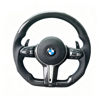 True Carbon Fiber F10 F11 F18 F01 F02 F03 F91 F92 F93 BMW Steering Wheel
