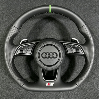 Custom Nappa Genuine Leather Steering Wheel for Audi TTS TTRS TT Coupe Roadster 1998-2026 - YINGGEN