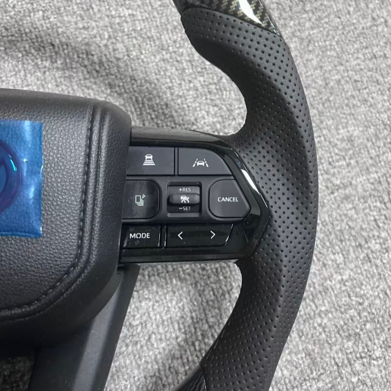 Modified Toyota steering wheel, ergonomically designed car steering wheel