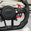 Gloss Carbon Audi RS Style Racing Steering Wheel Audi A5 RS3 RS5 RS7 S3 S5 S7 Steering Wheel